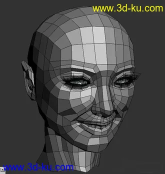 3D打印模型人物头像一个,喜欢的就收藏的图片