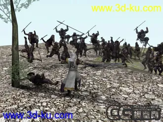 3D打印模型战国2——吹飞瞬间的图片