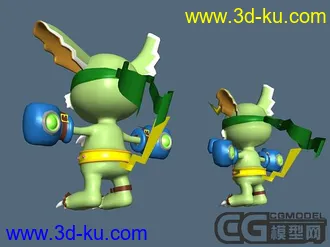 3D打印模型闪电兽的图片