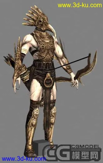3D打印模型波斯王子3 弓箭手的图片