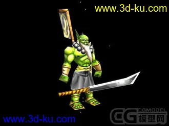 一个剑圣的模型的图片