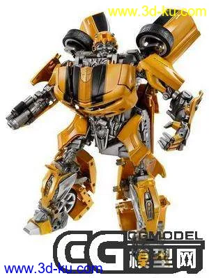 电影变形金刚大黄蜂跑车模型加变形金刚模型的图片