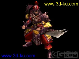 3D打印模型三国争霸的人物继续发哈的图片