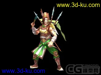 3D打印模型三国争霸的人物继续发哈的图片