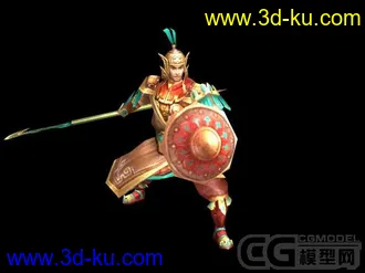 3D打印模型三国争霸的人物继续发哈的图片