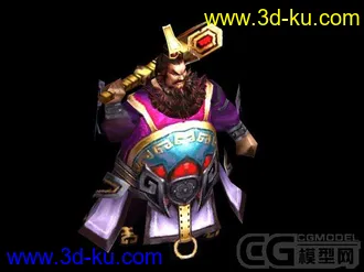 3D打印模型三国争霸的人物继续发哈的图片