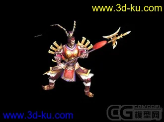 3D打印模型三国争霸的人物继续发哈的图片