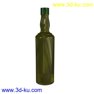 3D打印模型橄榄油瓶子效果的图片