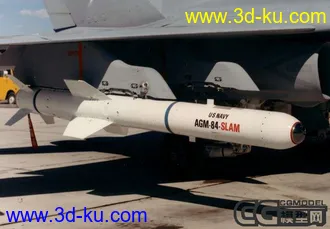 3D打印模型AGM-84E SLAM 防区外陆攻导弹的图片