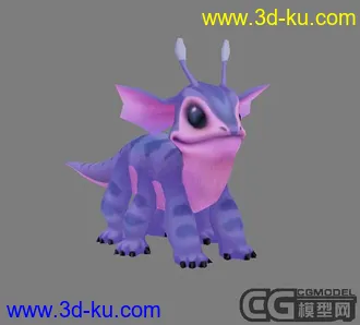 3D打印模型Q版小龙的图片