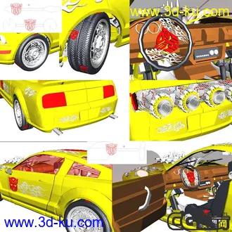 3D打印模型新年礼物变形金刚的图片