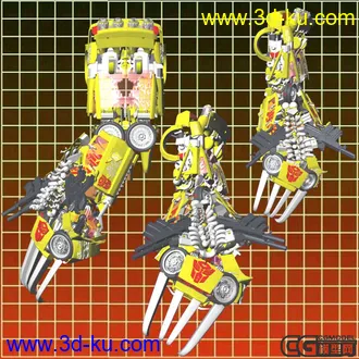 3D打印模型新年礼物变形金刚的图片