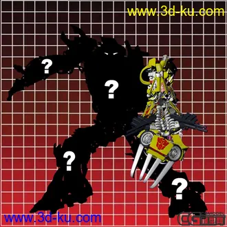 3D打印模型新年礼物变形金刚的图片