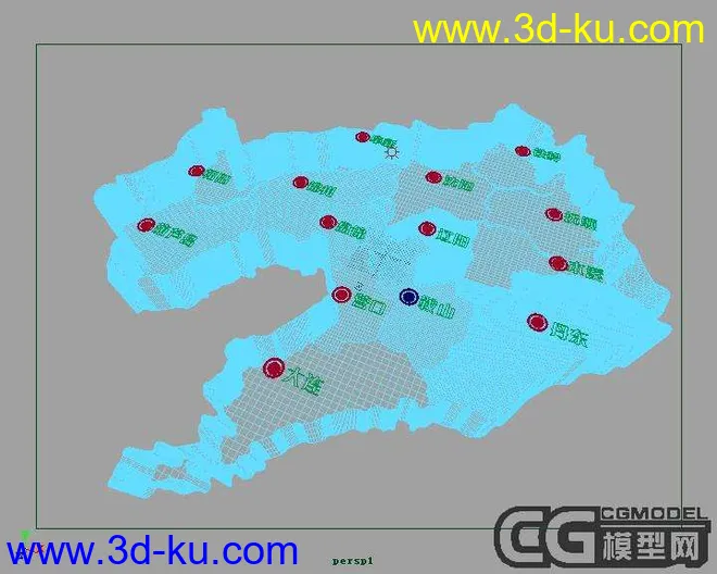 辽宁地图模型的图片2