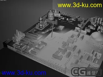 3D打印模型罗马小城的图片