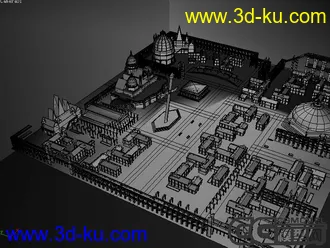 3D打印模型罗马小城的图片