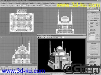 3D打印模型宫殿的图片