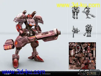 3D打印模型量产型机器人的图片