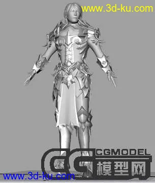 3D打印模型自己做的一个素模，拿出来丢下人的图片