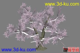 3D打印模型[首发]樱花大树带动作！的图片