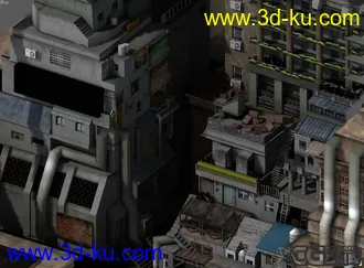 3D打印模型自己做的一个虚拟场景的图片