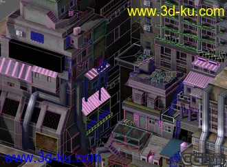 3D打印模型自己做的一个虚拟场景的图片