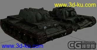 3D打印模型《战地１９４２》KV1坦克的图片