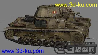 3D打印模型《战地１９４２》m13-40轻型坦克的图片