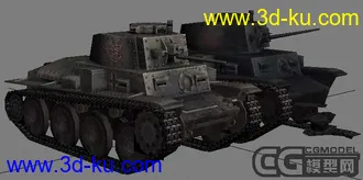 3D打印模型《战地１９４２》P38坦克的图片