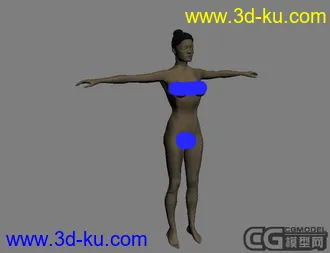 3D女模型的图片