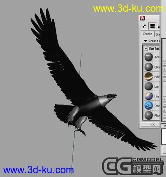 3D打印模型这个鹰有人要吗?的图片