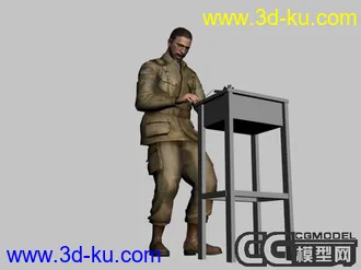 3D打印模型二战战士一名，呵呵的图片