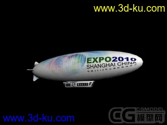 上一个很精细的飞艇模型，希望大家喜欢。的图片