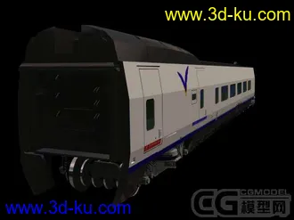 一个恨牛的火车模型（带材质灯光）的图片