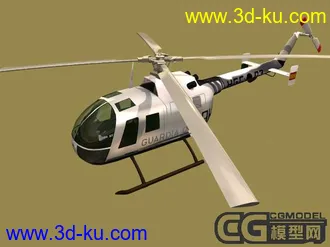 3D打印模型又来一个直升飞机（照样带材质灯光）喜欢的来的图片