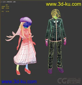 3D打印模型卡通人物的图片