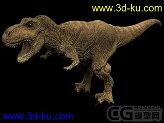 3D打印模型两只恐龙的图片