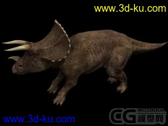 3D打印模型两只恐龙的图片