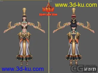 *春节快乐*《王者世界(Atlantica)》佣兵模型[回合制网游][韩Ndoors]的图片