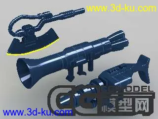 3D打印模型sd扎古-赤色彗星-倒角半高模的图片
