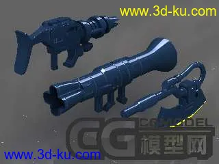 3D打印模型sd扎古-赤色彗星-倒角半高模的图片