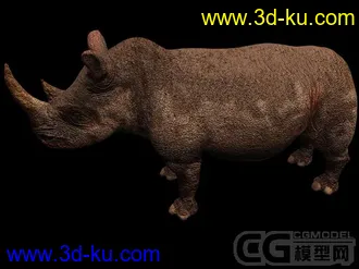 3D打印模型犀牛！的图片