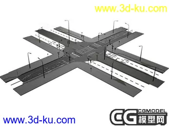3D打印模型十字路口的图片