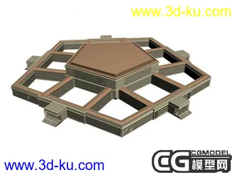 3D打印模型五角大楼的图片