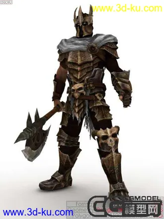 3D打印模型上古战士的图片