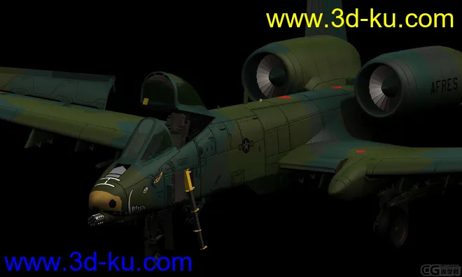 A-10攻击机（高精细）模型的图片1