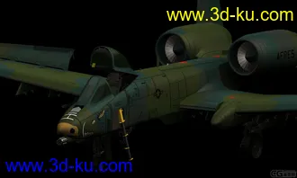 3D打印模型A-10攻击机（高精细）的图片