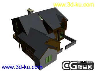 3D打印模型房屋--5  个的图片
