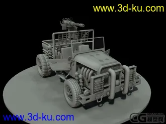 3D打印模型算是辆车吧，做了N天的悍马车的图片