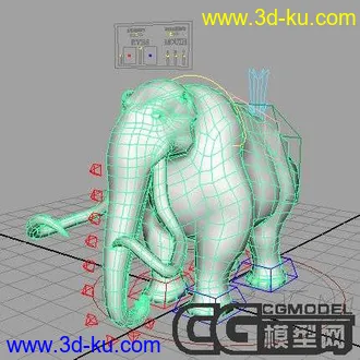 3D打印模型好像冰河世纪的象的图片